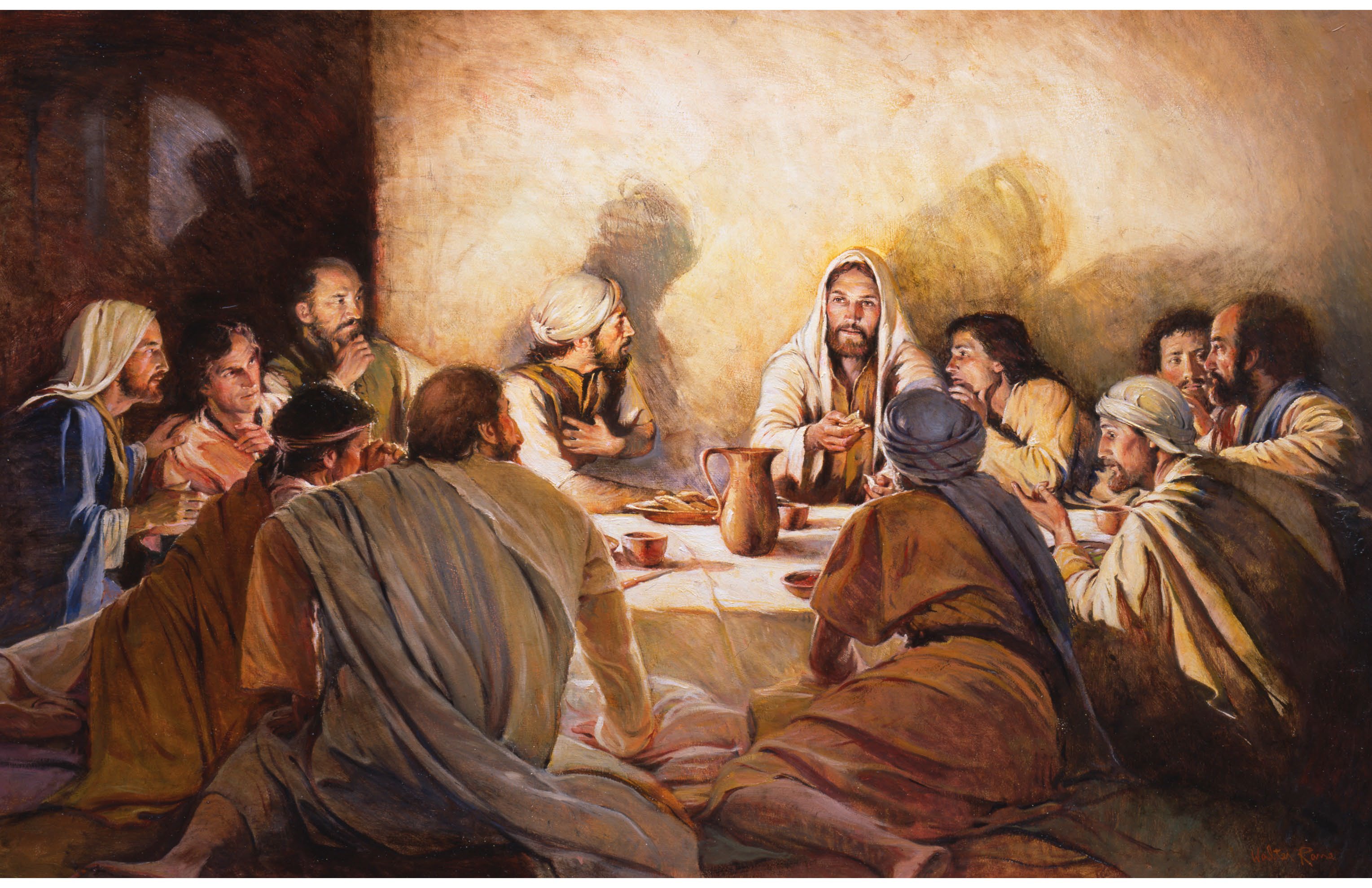 The Last Supper — Jesus with His disciples at the Passover meal