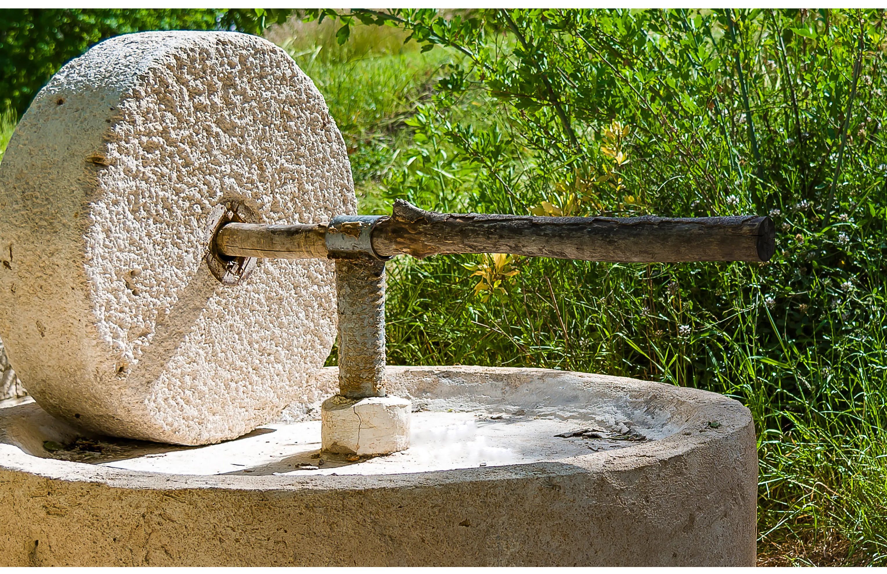 An ancient olive press — the meaning behind the name Gethsemane